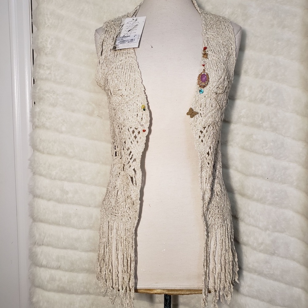 Elisa Cavaletti Women’s Crocheted Vest